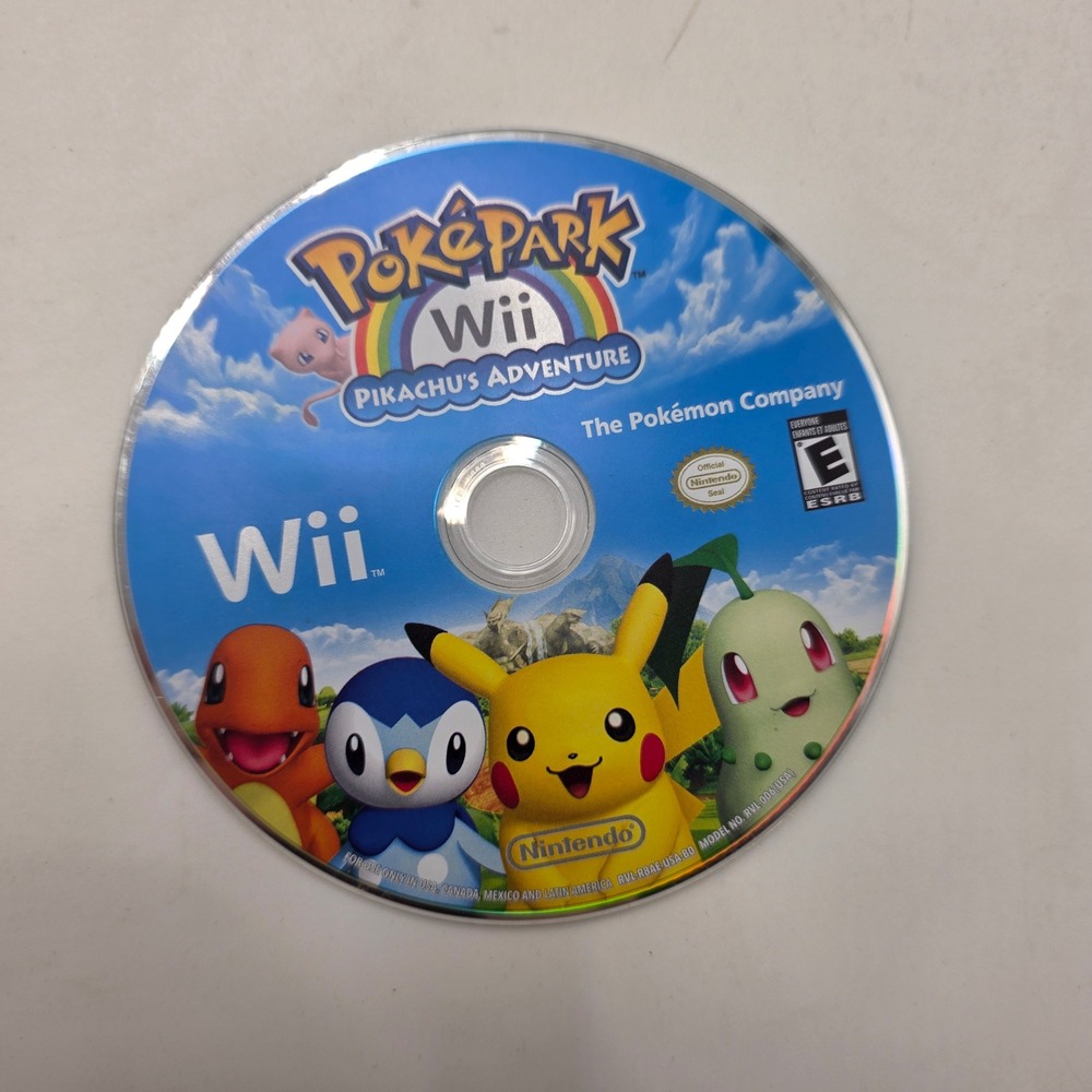 Nintendo Wii PokePark Pikachu's Adventure Pokemon Game Disc Only RVL-R8AE-USA